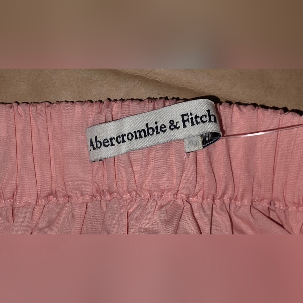 NEW with TAGS Abercrombie & Fitch Pinl Poplin Skirt an Strapless Top Size XXS - Picture 5 of 6